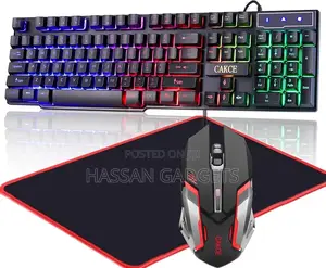 Gaming Keyboard and Mouse Wired Gaming Usb Wired Gtx300 Combo