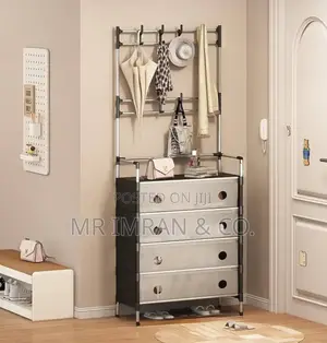 Multifunctional Furniture Piece 3-in-1 Entryway Organizer