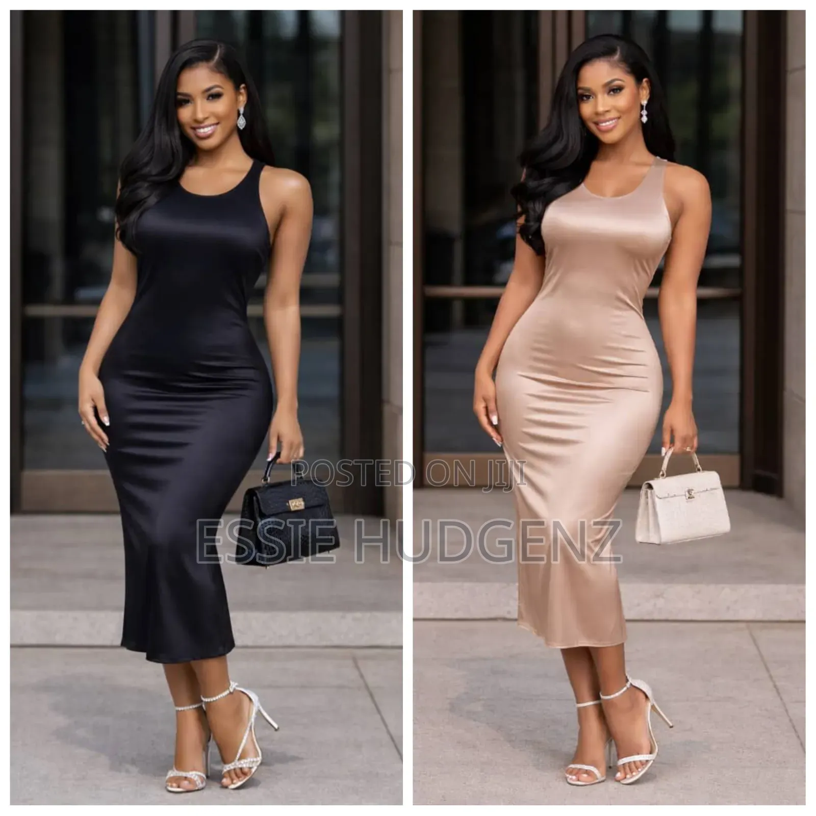 New Ladies Satin Dresses