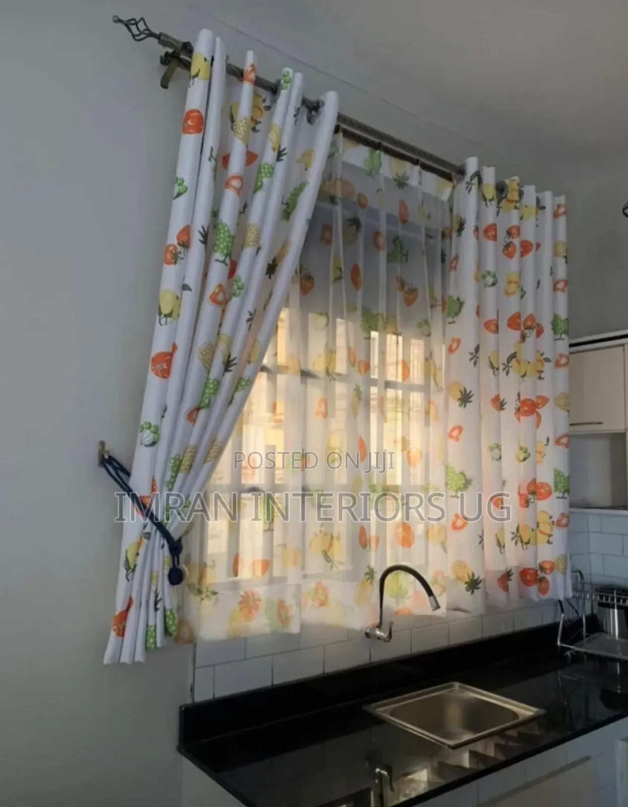 Elegant Curtains for Kitchen Available in Fruit Designs