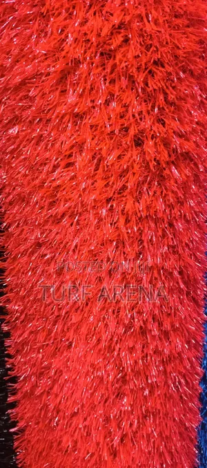 Artificial Turf-Red /Blue Turf/ Black