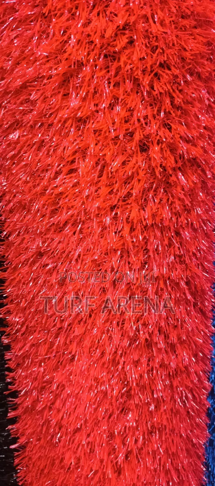 Artificial Turf-Red /Blue Turf/ Black