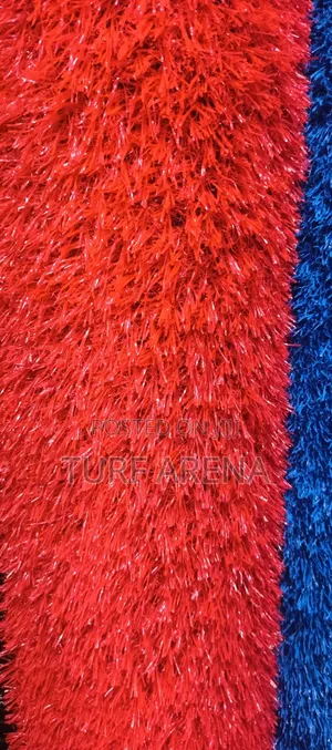 Artificial Turf-Red /Blue Turf/ Black