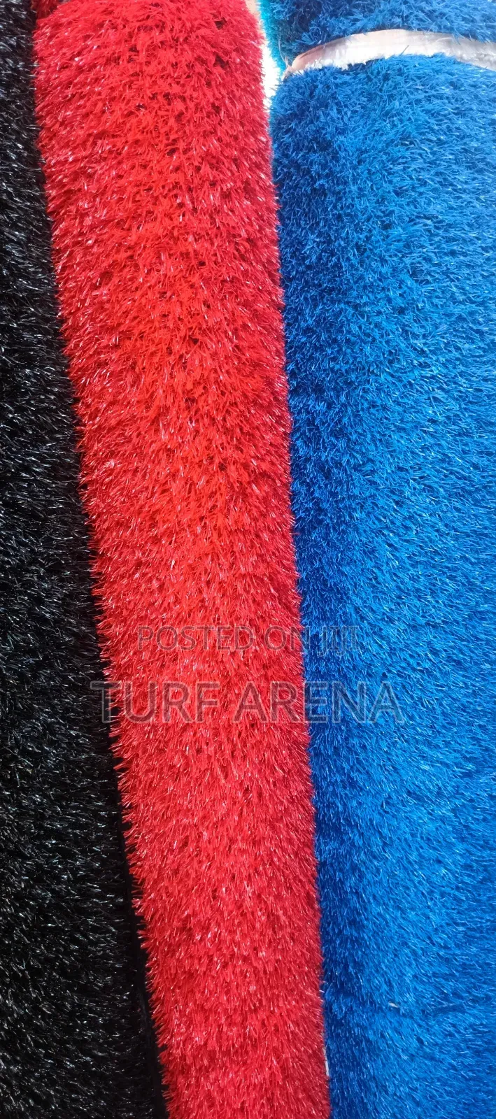 Artificial Turf-Red /Blue Turf/ Black