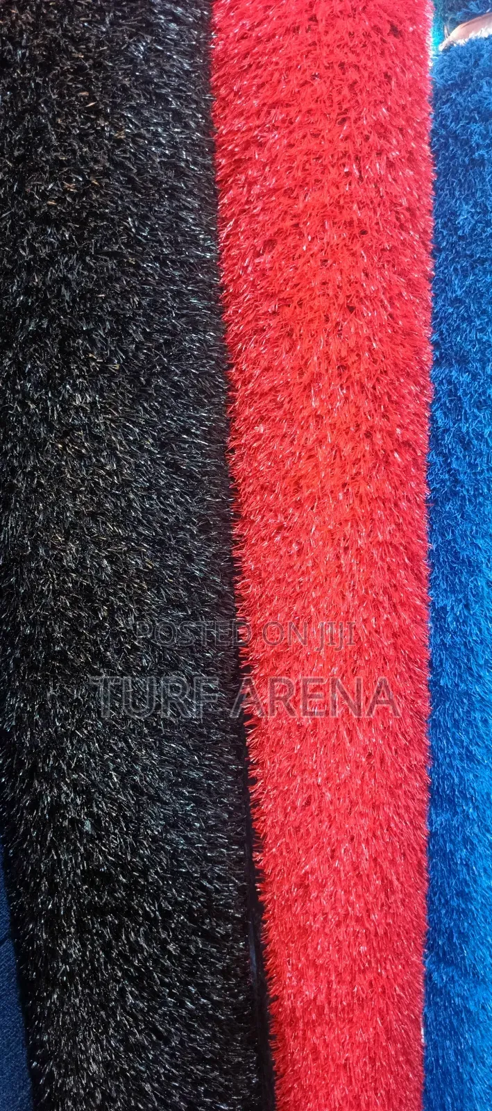 Artificial Turf-Red /Blue Turf/ Black