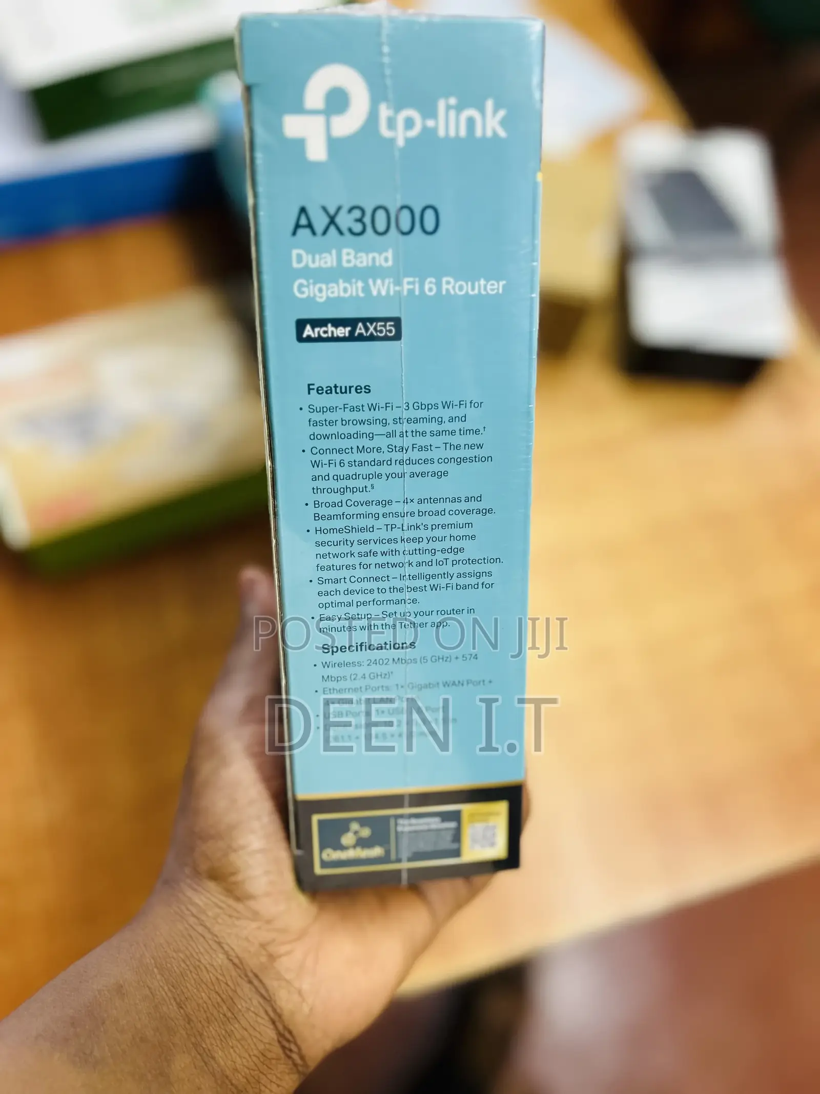Tp-Link Dual Band Gigabit Wi-Fi 6 Archer Ax-55 Router
