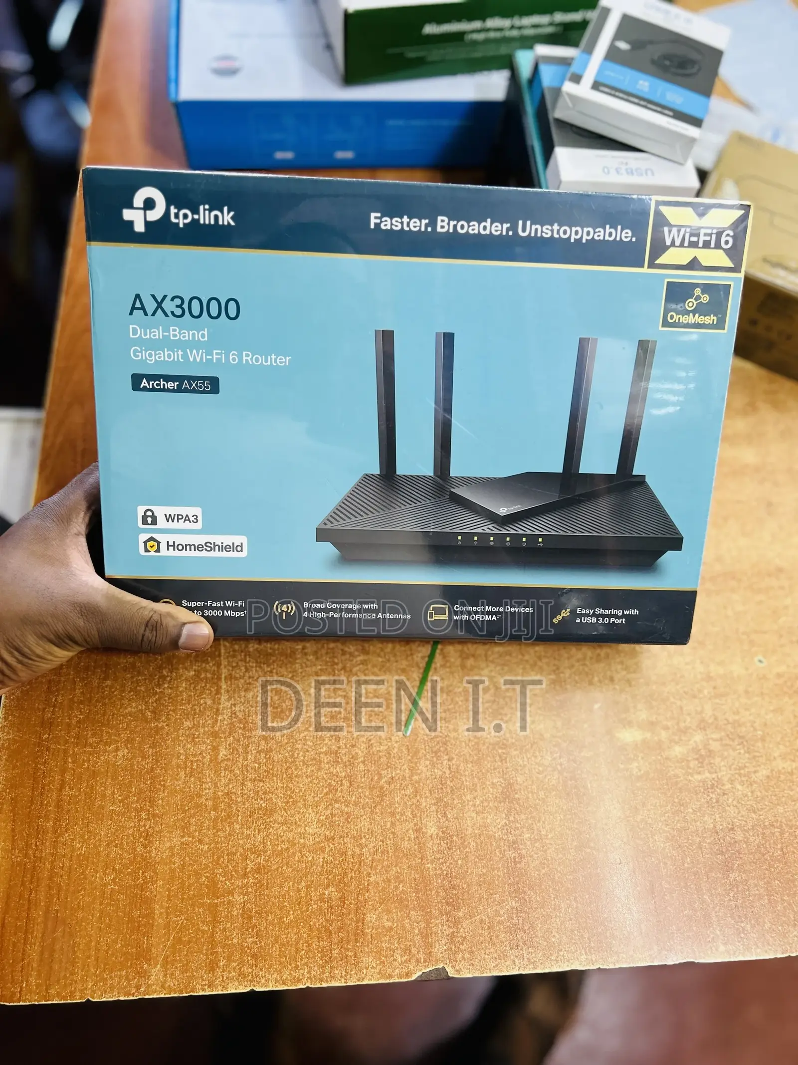 Tp-Link Dual Band Gigabit Wi-Fi 6 Archer Ax-55 Router