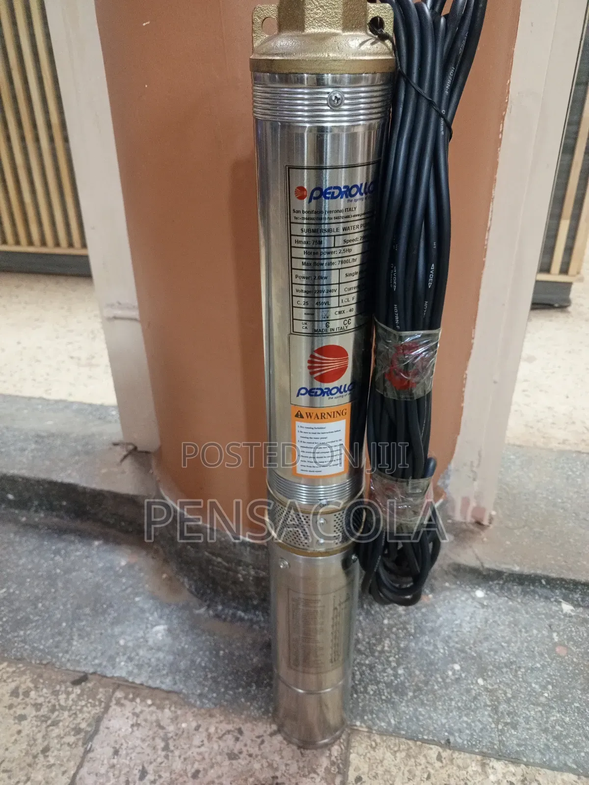 75m Submersible Water Pump (248feet) Pedrollo