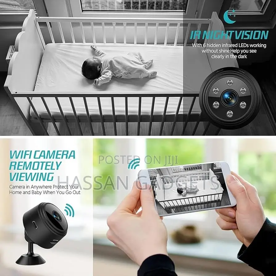 Spy Hidden Camera With Audio/Video. 1080p Hd Wifi Camera