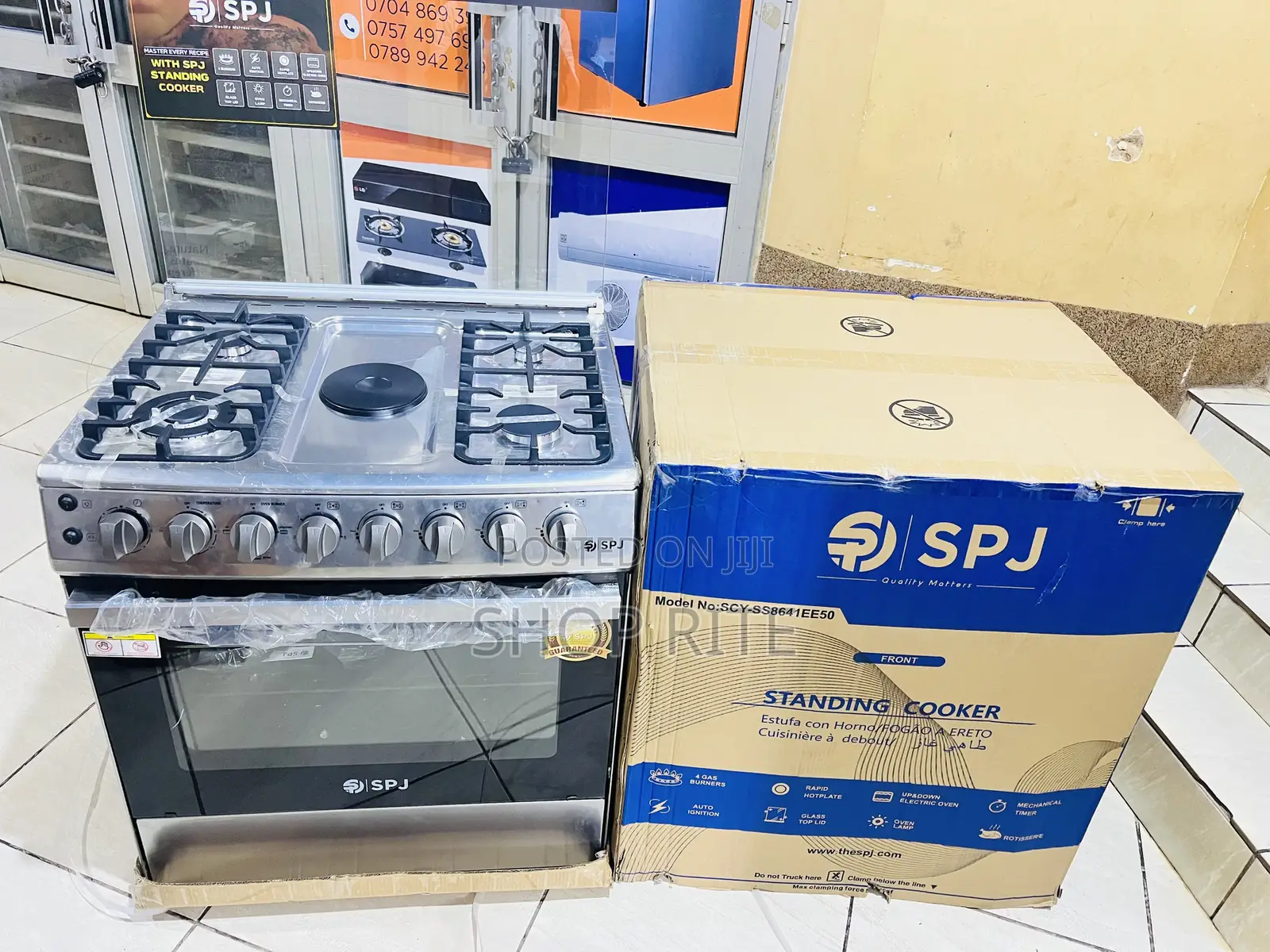 SPJ 4 Gas 1 Electric 80/60 Cooker and Baking Oven