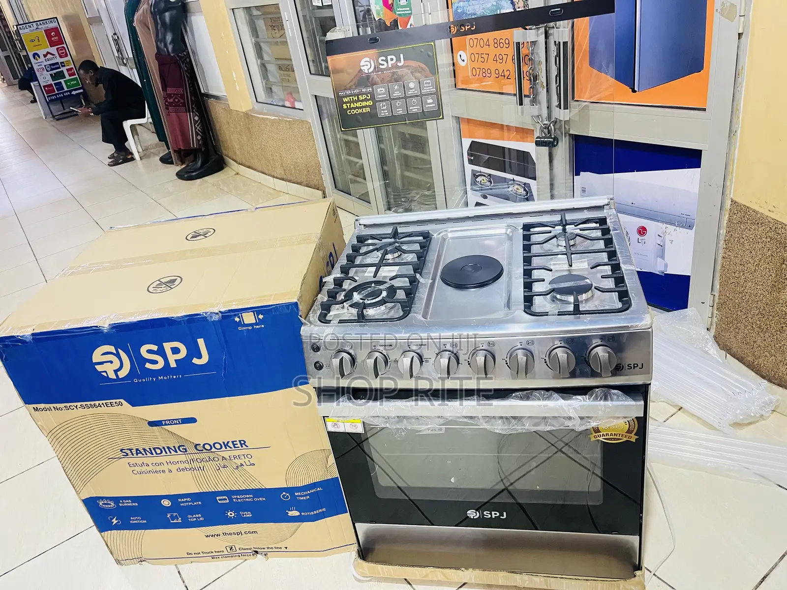 SPJ 4 Gas 1 Electric Cooker Brand New