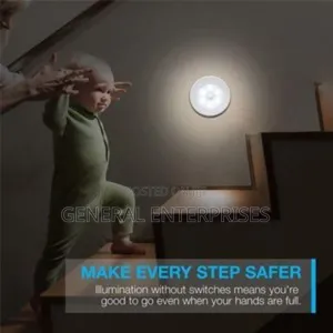Wireless, Battery-Operated Led Motion Sensor Night Light