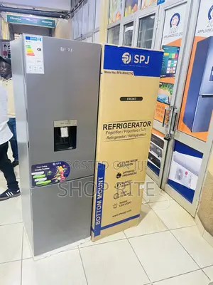 SPJ Double Door Refrigerator Sliver 379 Liters
