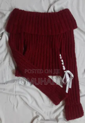 Crochet Off Shoulder Sweater