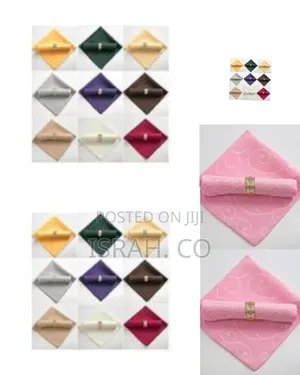 10-Piece Set of Premium Fabric Napkins