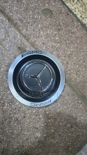 Mercedes-Benz Silver Black Centre Rim Caps
