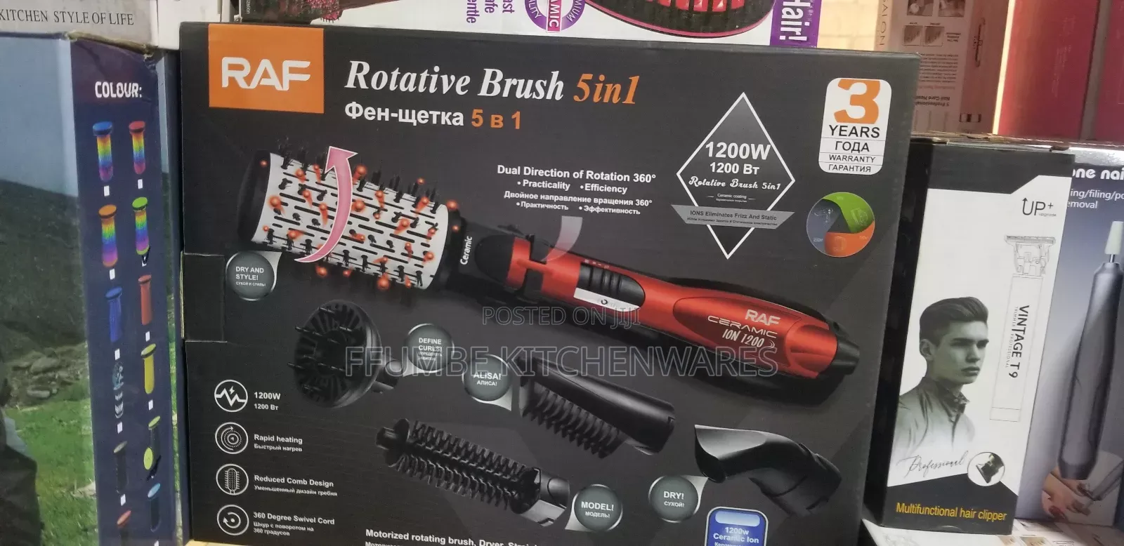 Electric Hair Brush Milt-Fuctional