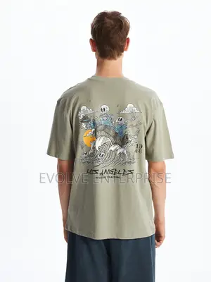 Xside Crew Neck Printed Jersey Men's T-Shirt