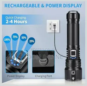 Dat Dt-862 Rechargeable Led Flashlight