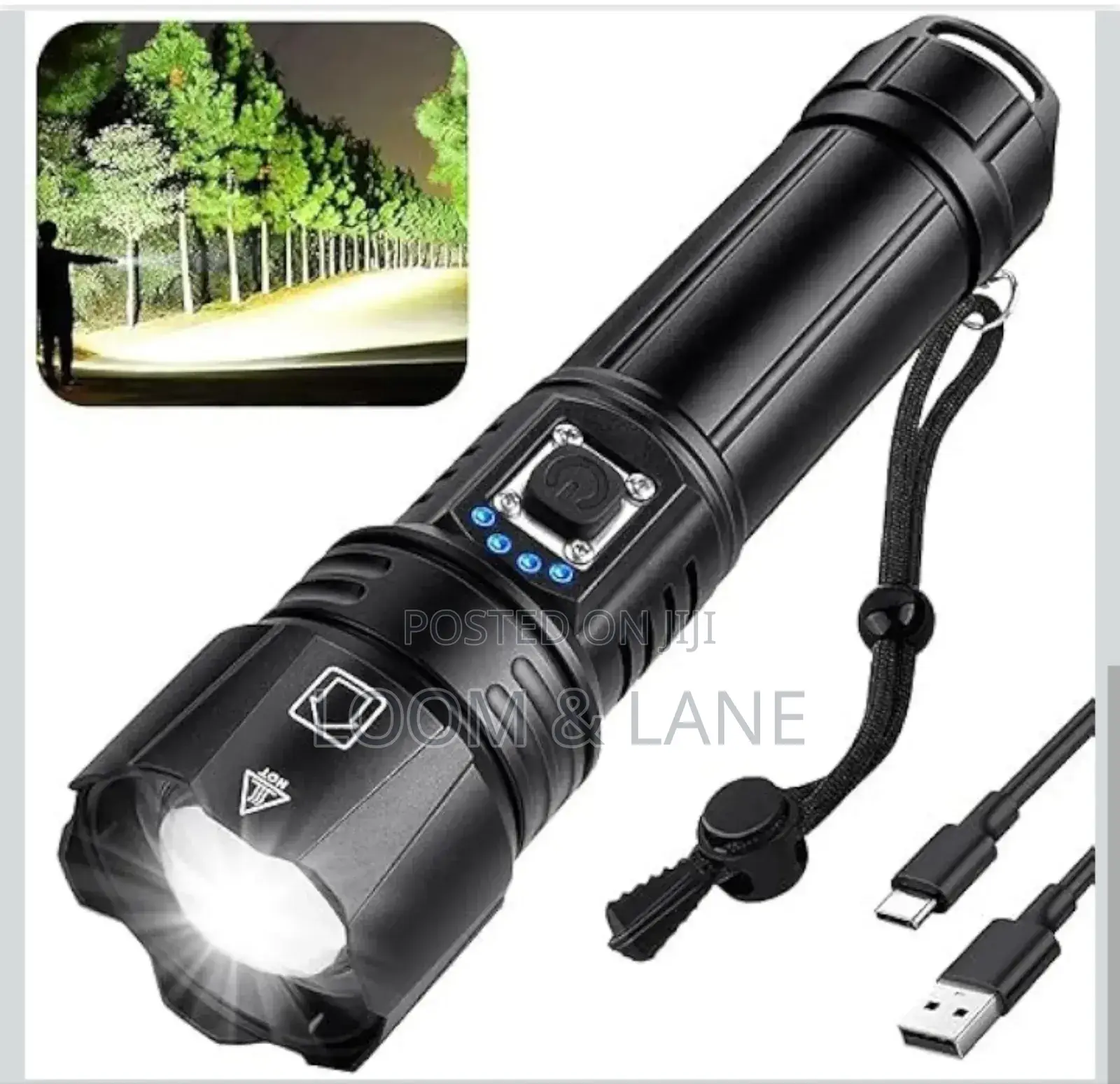 Dat Dt-862 Rechargeable Led Flashlight