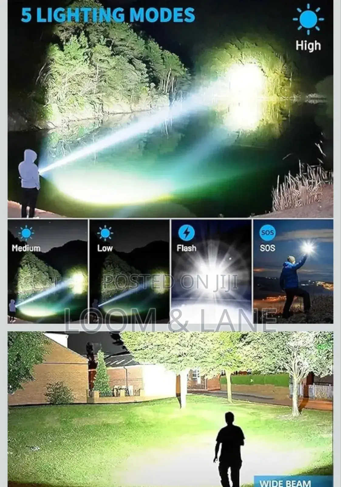 Dat Dt-862 Rechargeable Led Flashlight