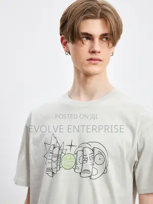 Xside Crew Neck Rick and Morty Printed Men's T-Shirt