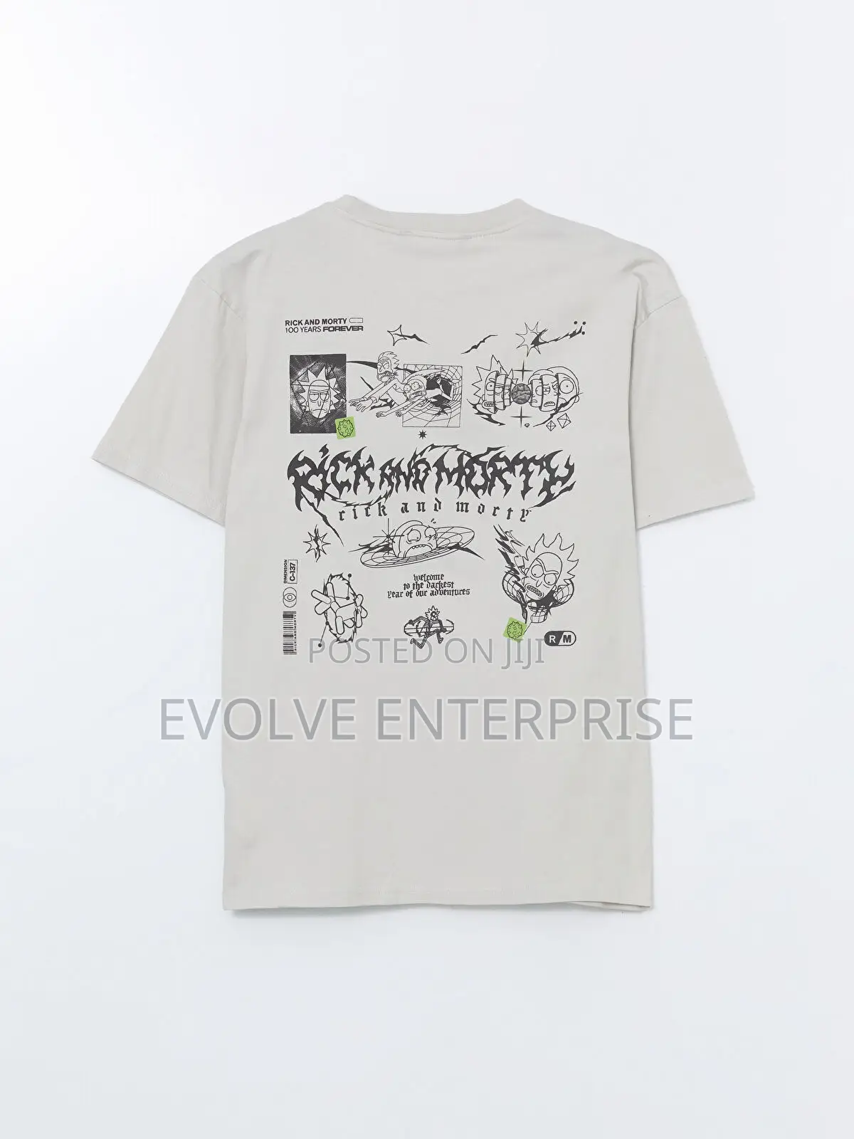Xside Crew Neck Rick and Morty Printed Men's T-Shirt