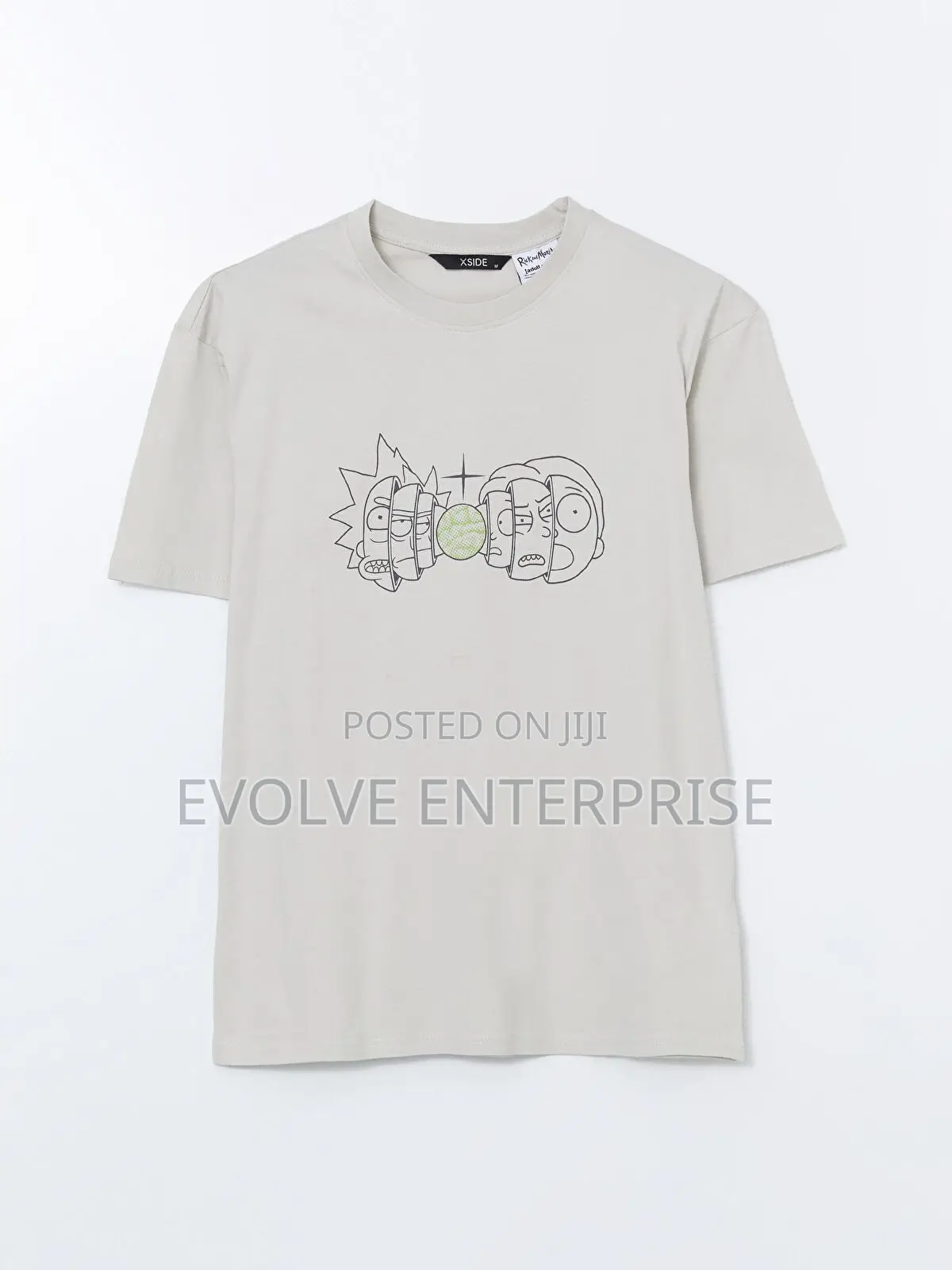 Xside Crew Neck Rick and Morty Printed Men's T-Shirt