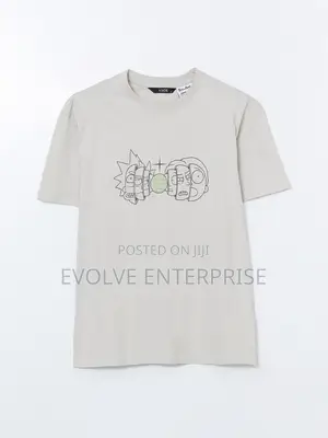 Xside Crew Neck Rick and Morty Printed Men's T-Shirt