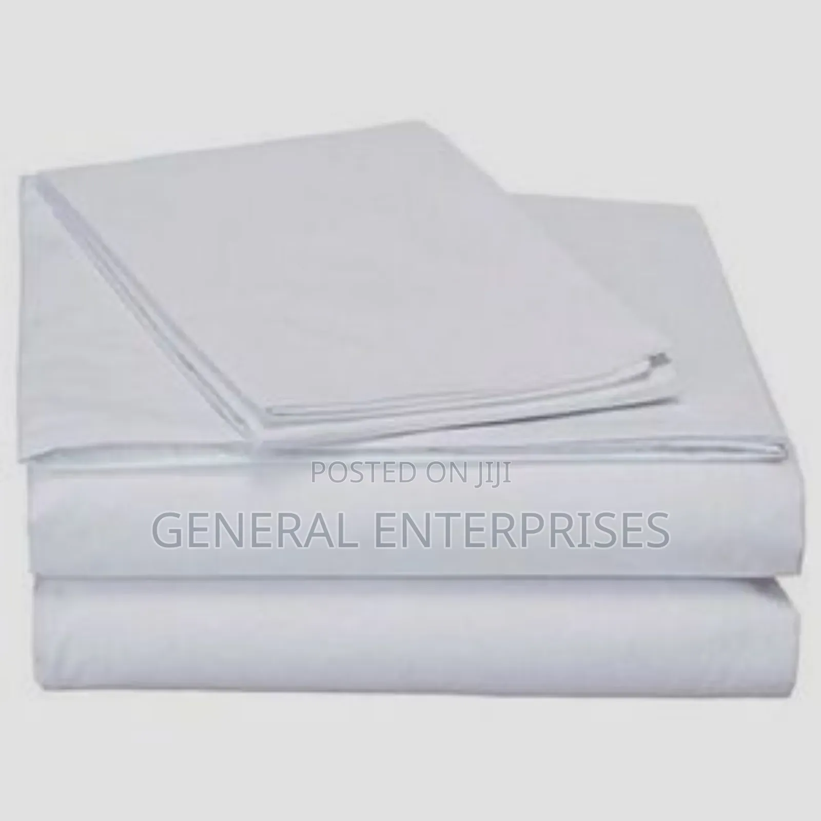 4-Piece White Cotton Sheet Set