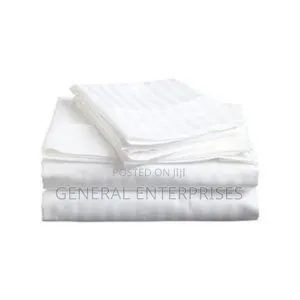 Hotel-Style Striped Bed Sheet Set