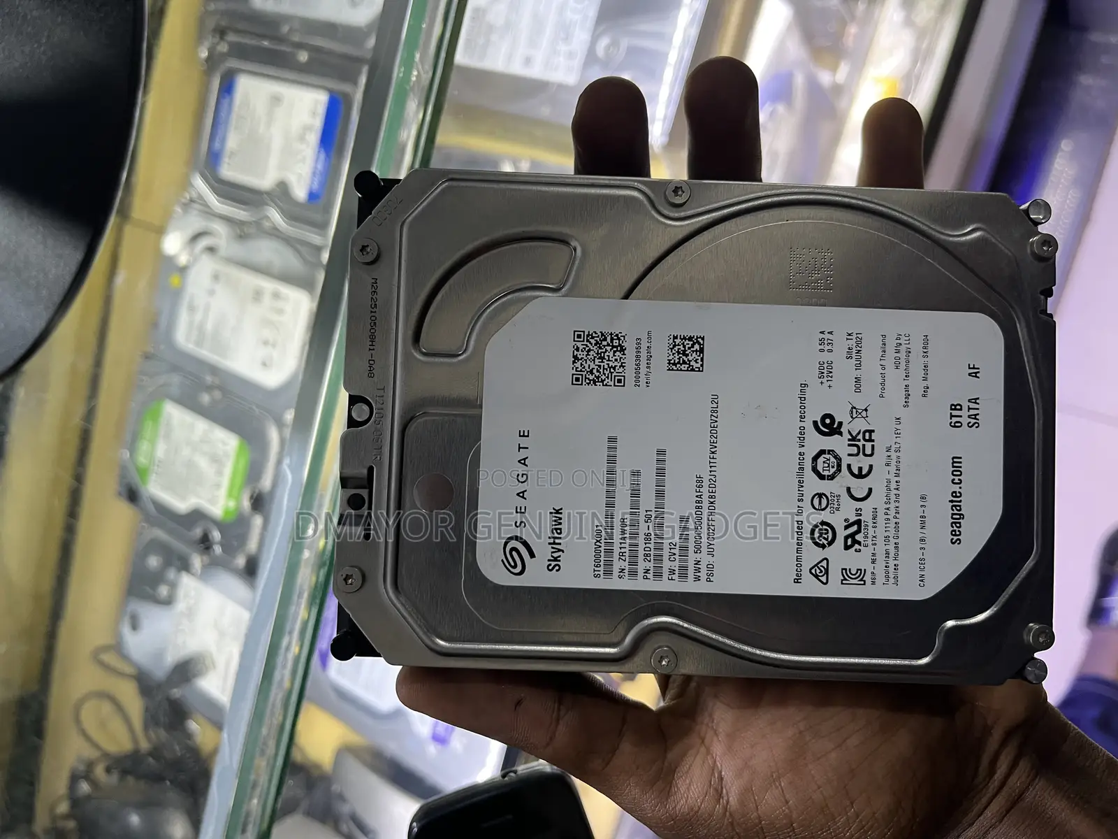 Hard Drive 6.Terrabyte (Cpu)