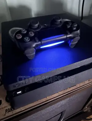 Sony Playstation 4 Slim Low Firmware Console - Jet Black