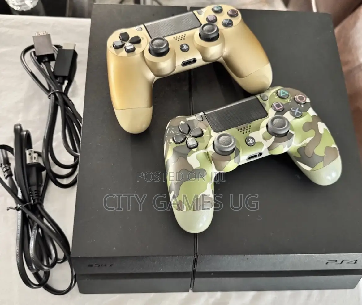 Sony Playstation 4 Home Console 500 Gb Black With 2 Controllers