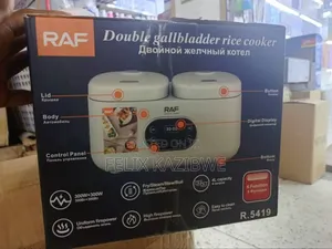 Raf Dual-Pot Electric Rice Cooker 4l.