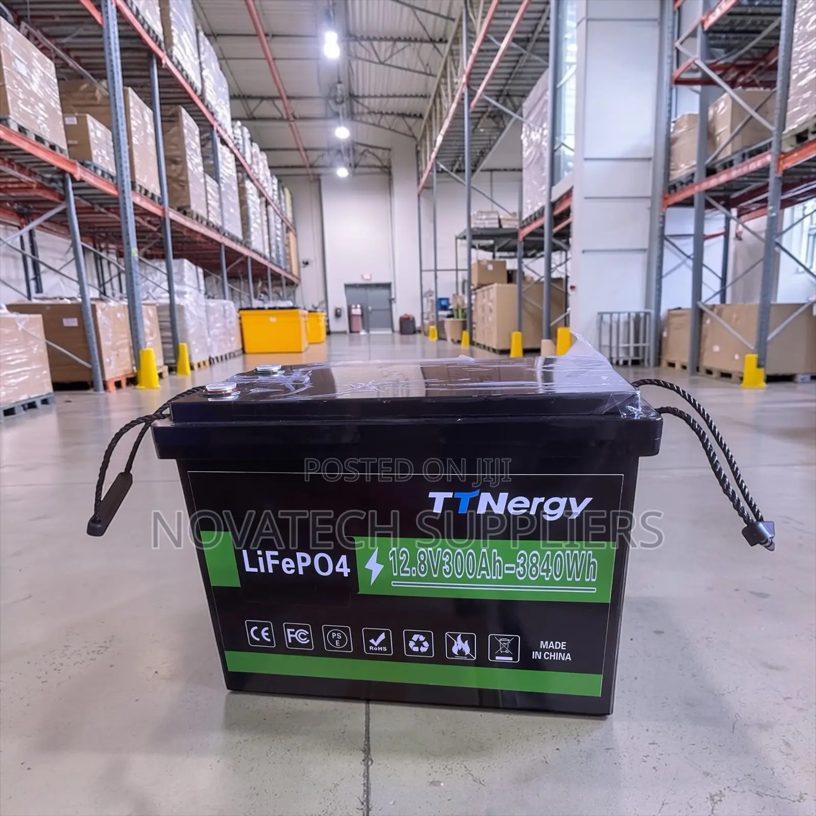 300ah 3.84kwh 12.8v Ttnergy Lifepo4 Battery – 4 Year Warranty