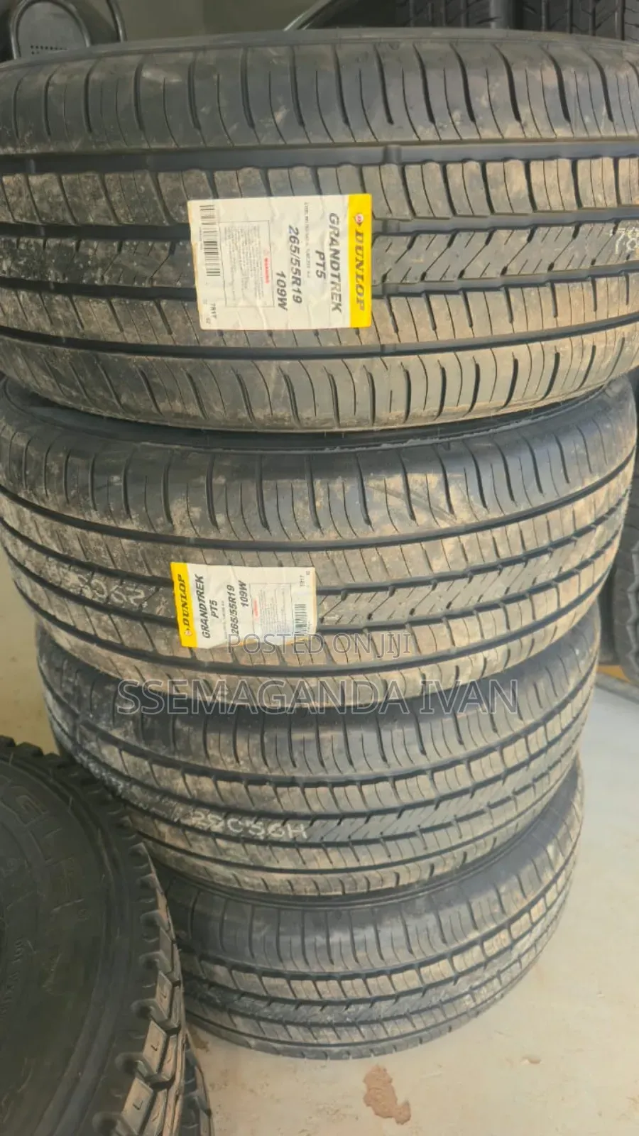 265/55r19 109w Grandtrek Pt5 Design Dunlop Made in Japan