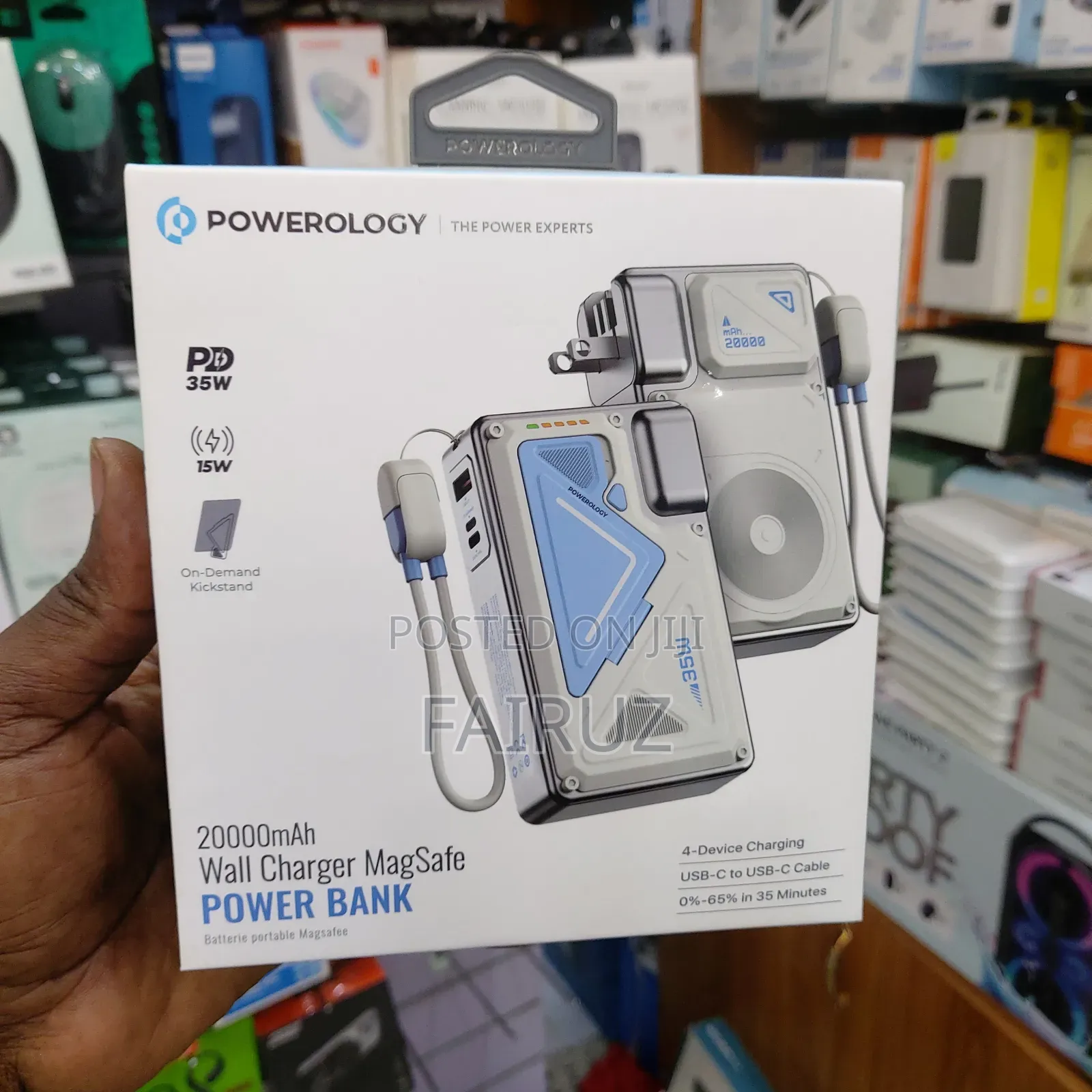 Powerology 20000mah Wall Charger Magsafe Power Bank