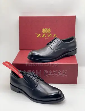 Original Men’S Black Anax Formal/Gentle Derby Shoes