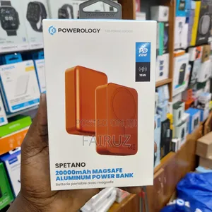 Powerology Aluminum Magnetic Wireless Power Bank 20000mah