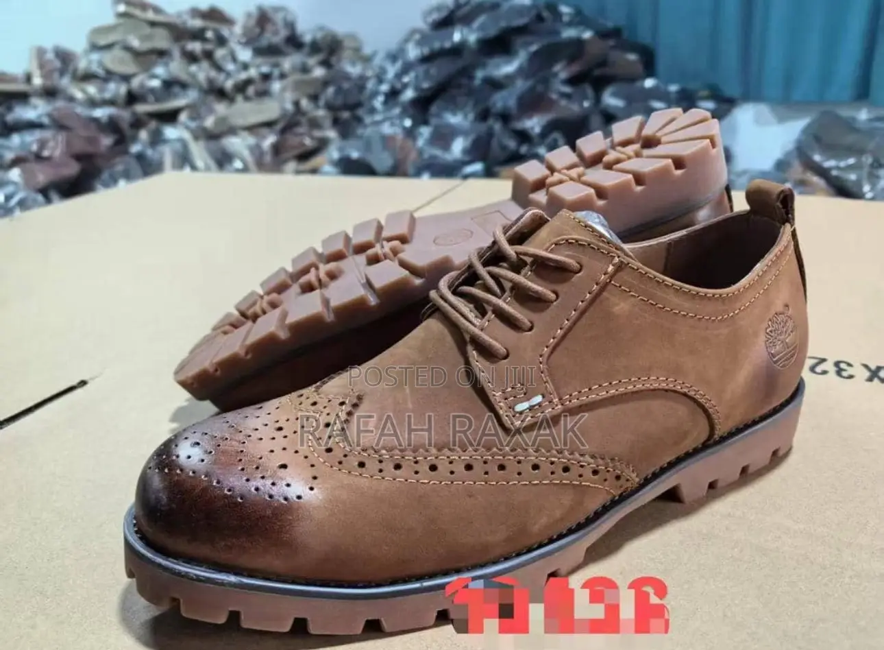 Original Men’S Brown Timberland Oxford Casual Leather Shoes