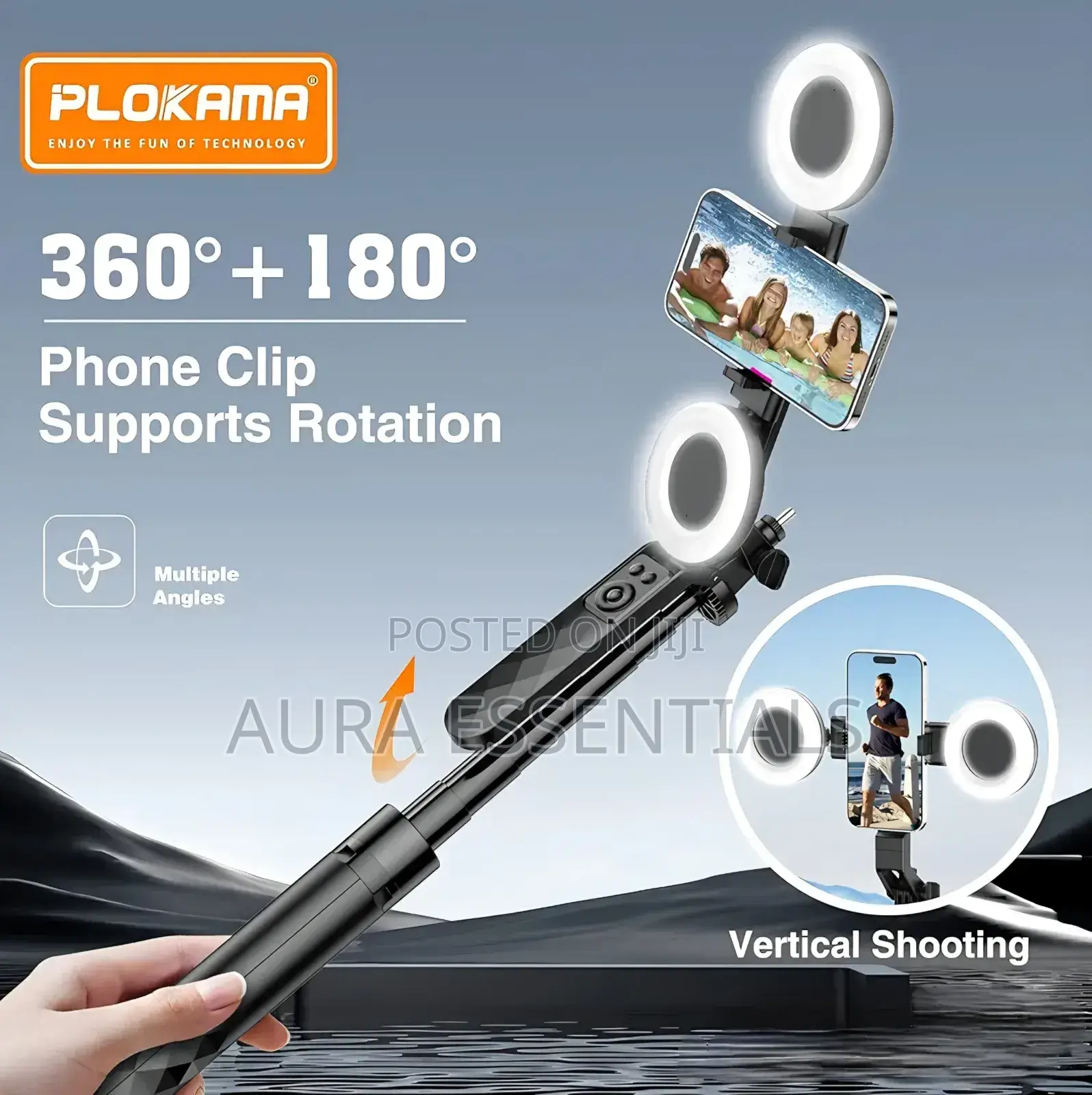 Plokama Auto-A7 Pro Is a Multifunctional Selfie Stick and Tripod