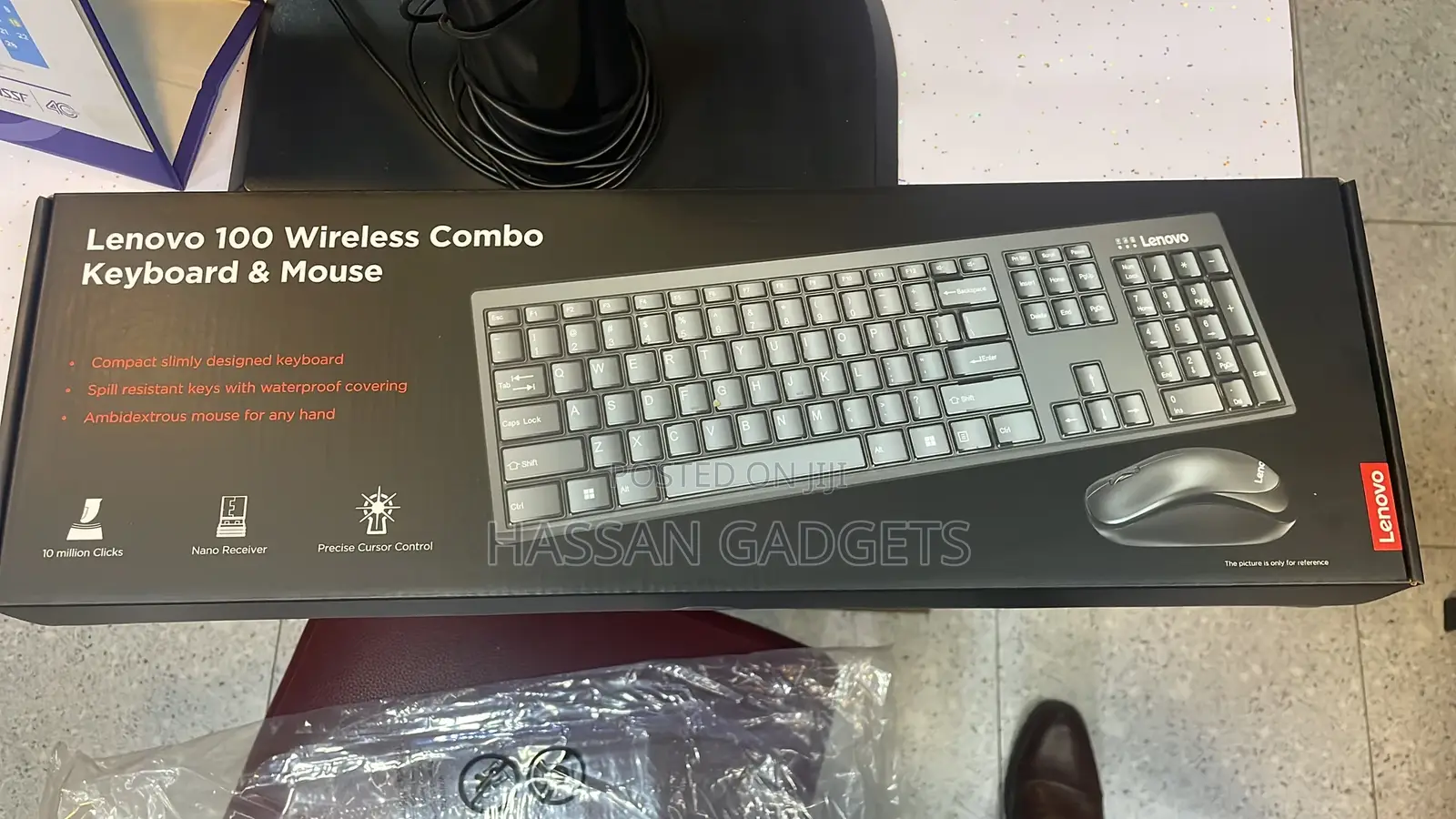 Lenovo 100 Wireless Keyboard Mouse Combo