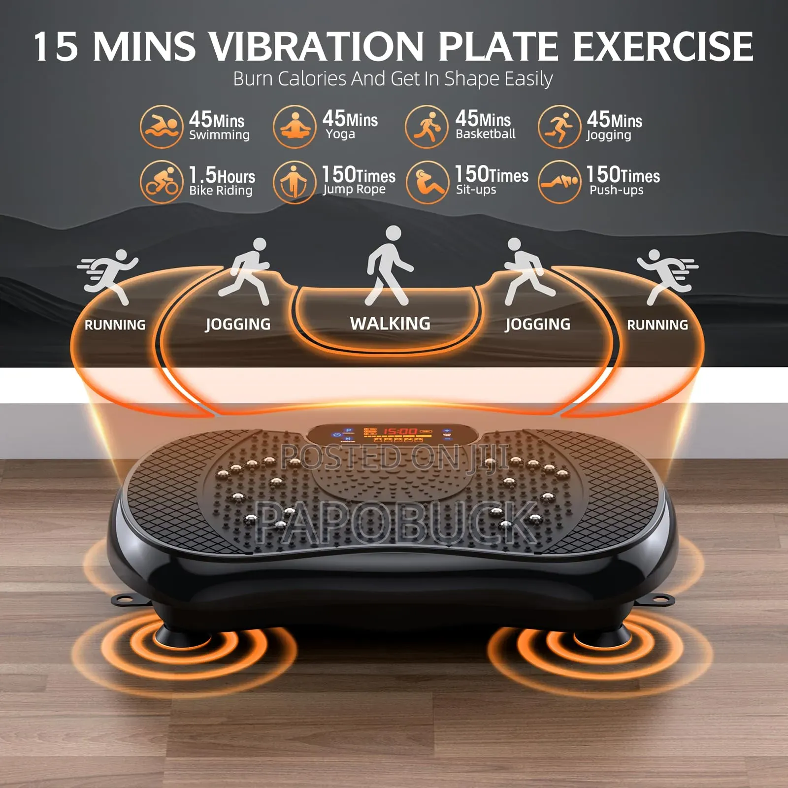 Vibration Plate, Fitness Board for Lymphatic Drainage