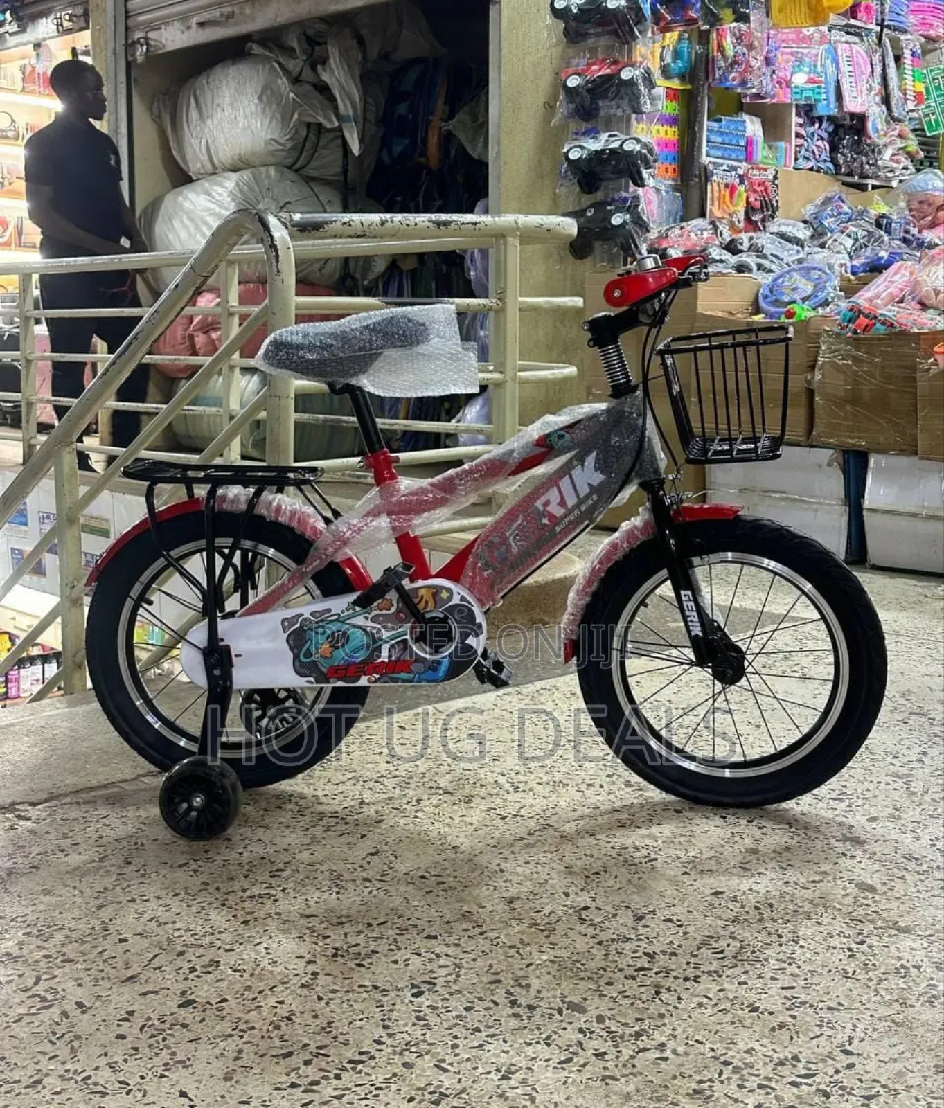 16 Inch Kids Bicycle With Lighting Training Wheels ( 5 - 8 Years)