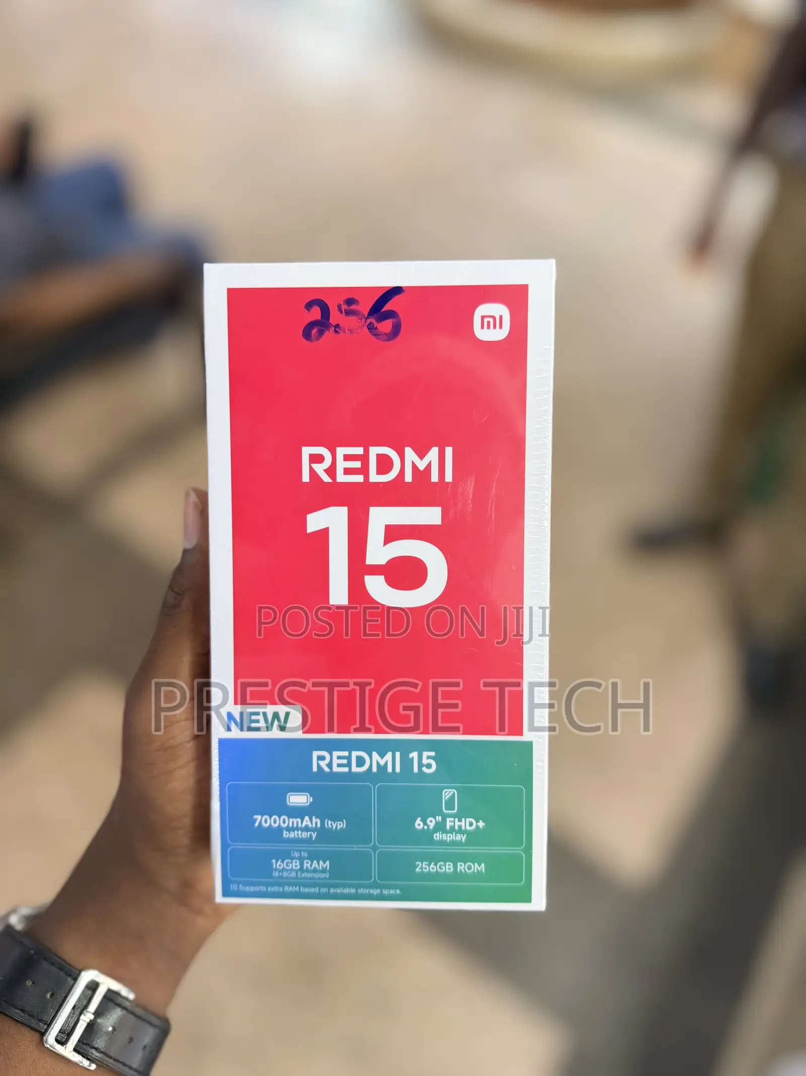 New Xiaomi Redmi 15 5G 256 GB Black