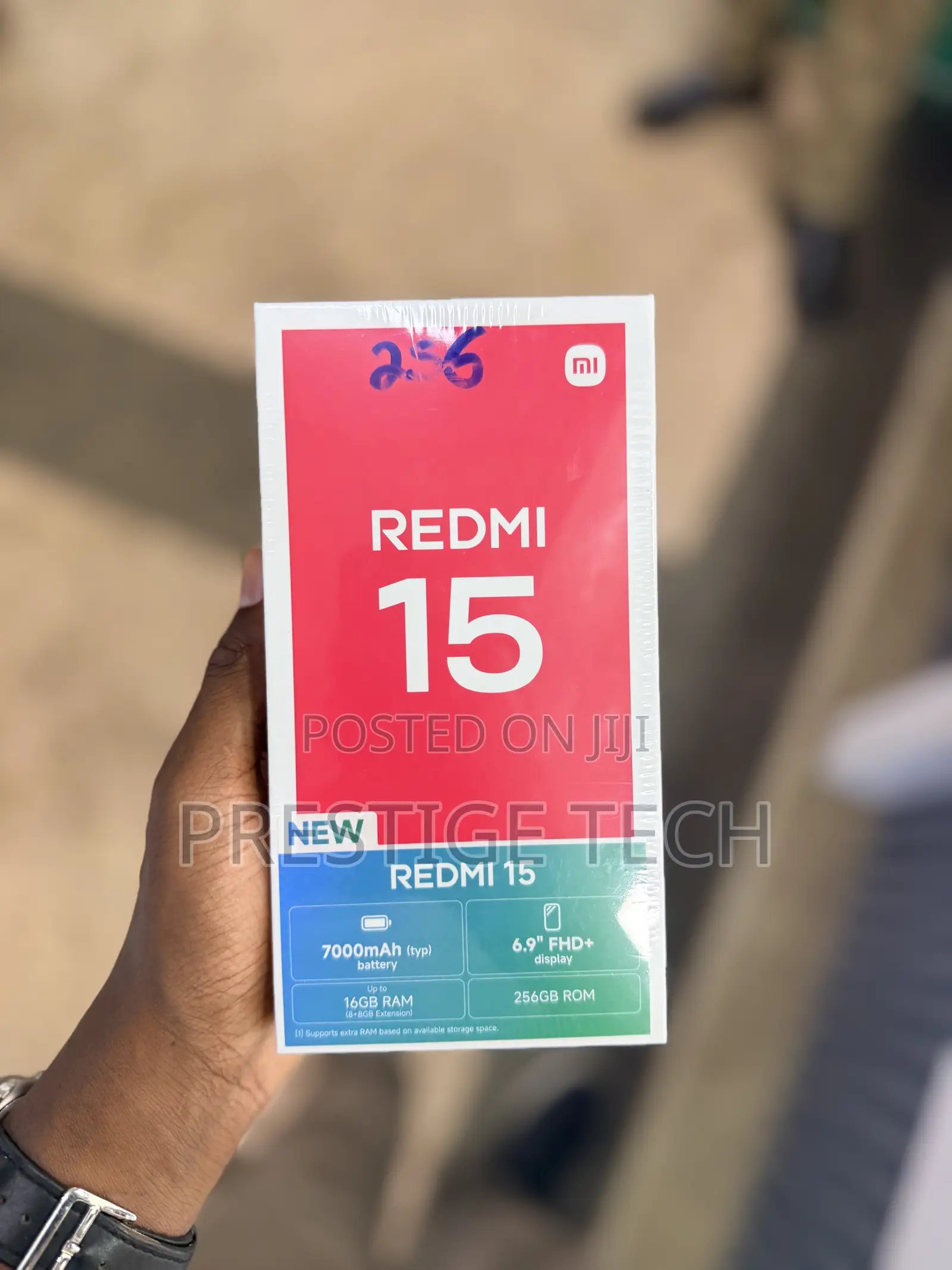 New Xiaomi Redmi 15 5G 256 GB Black