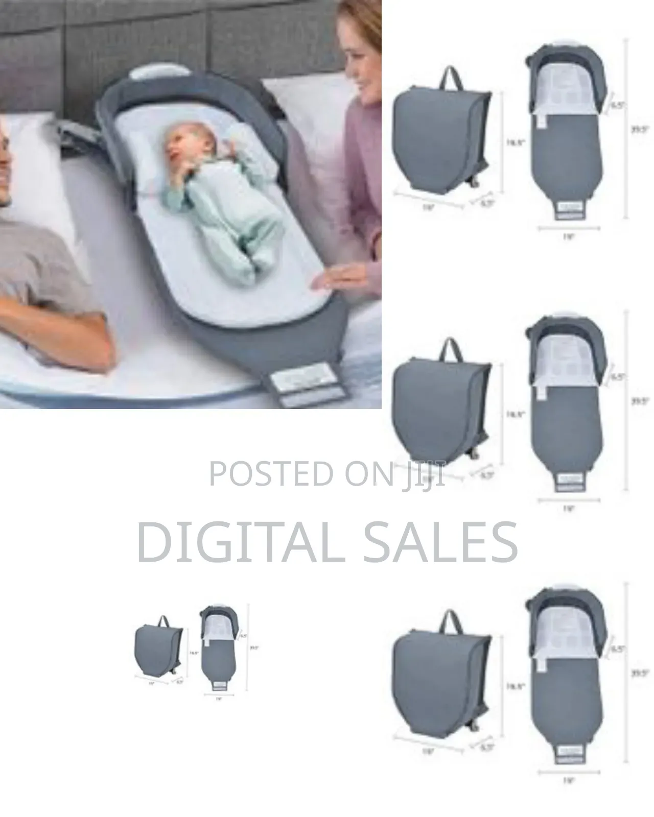 Travel Bed for Baby, Portable Baby Playpen With Entryway