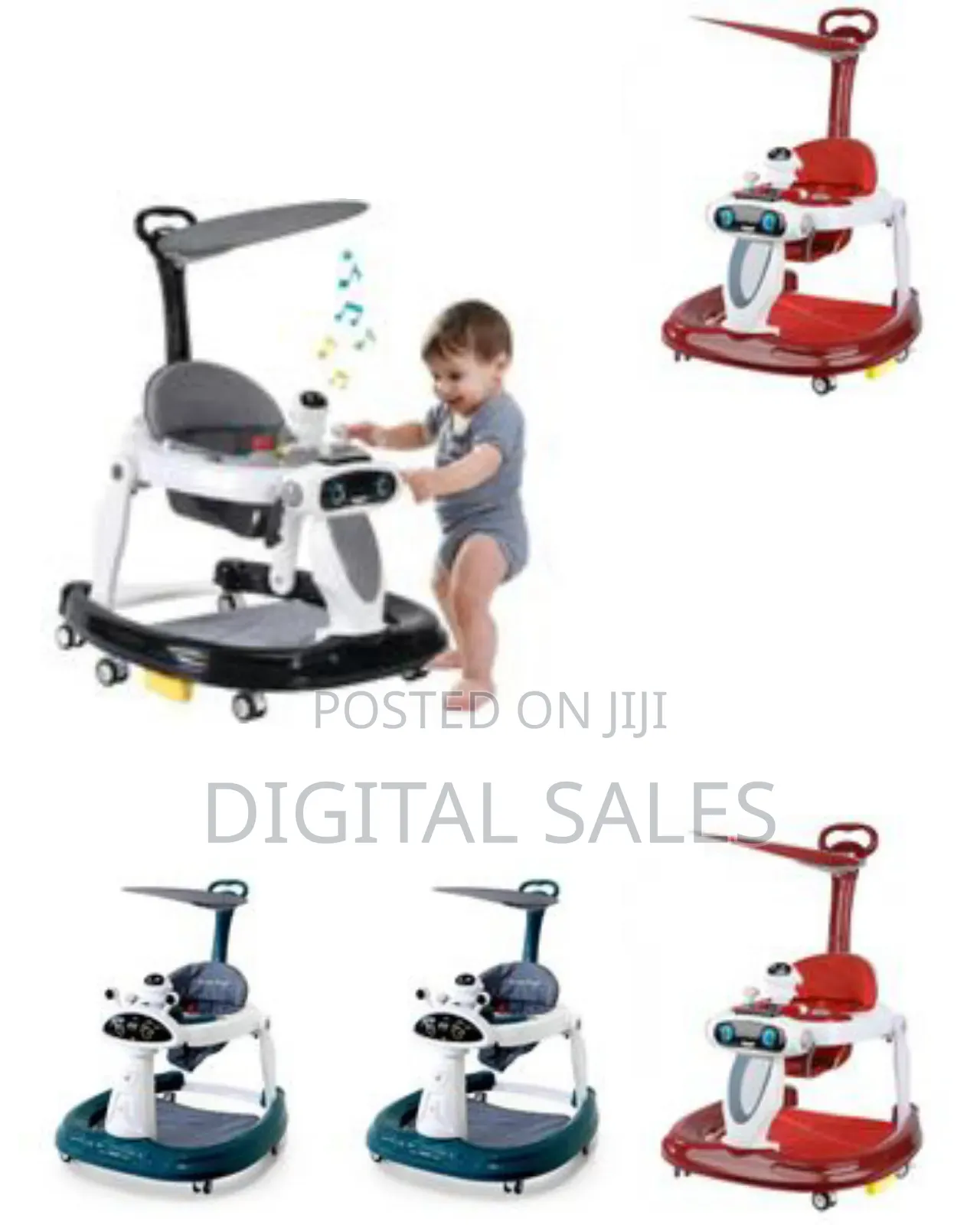4 in 1 Baby Walker for Boys Girls, Activity Walkers .