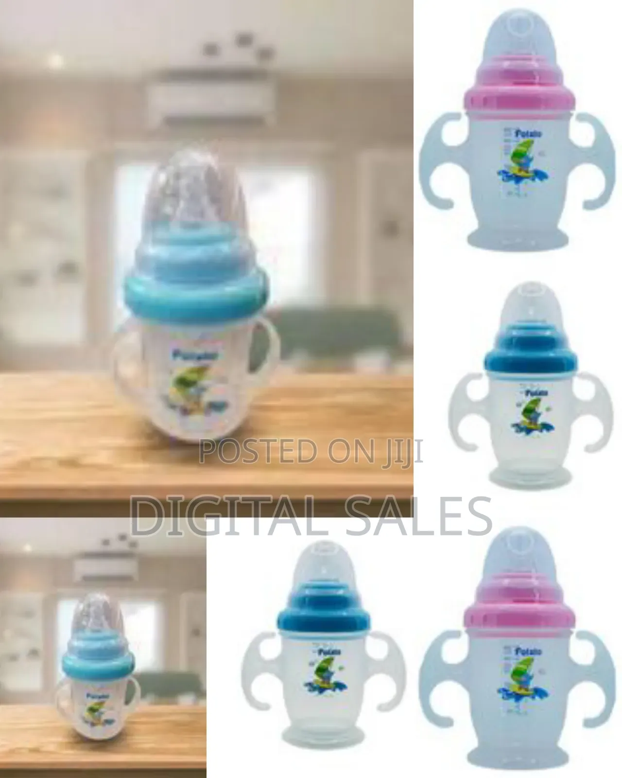 Potato 210ml Baby Mini Feeding Training Suction Cup or Sippy Cup